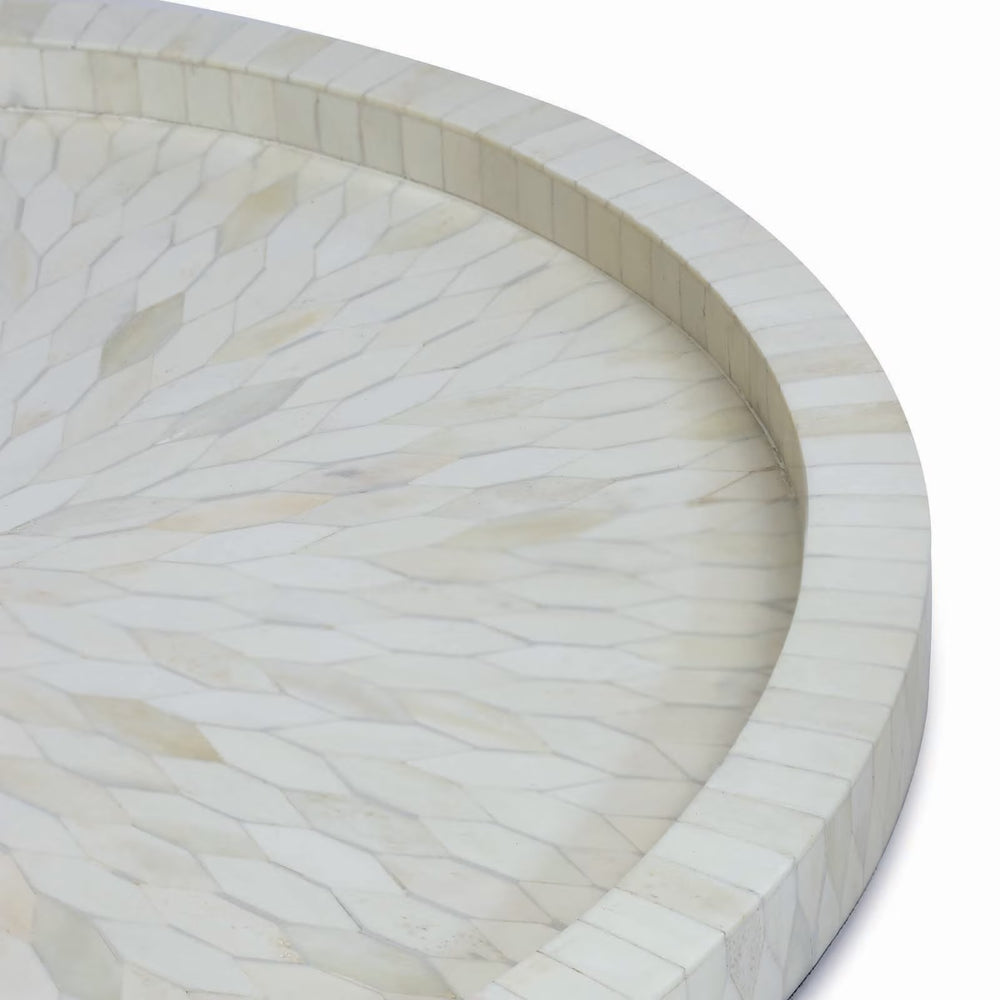 
                      
                        Jullian Bone Tray Small (White).
                      
                    