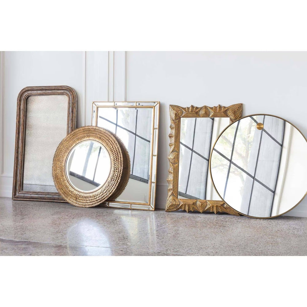 
                      
                        Petal Mirror Small (Gold).
                      
                    