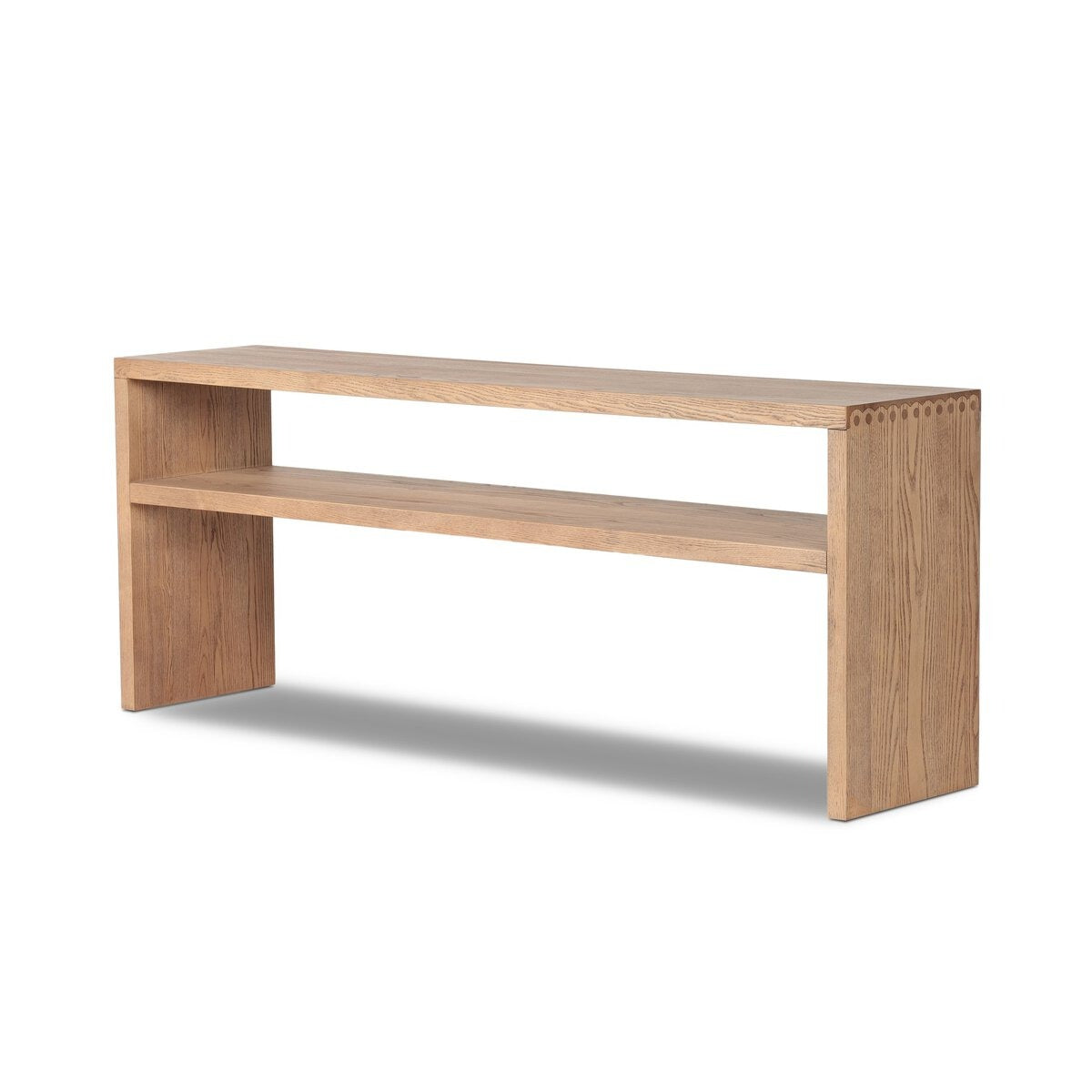 Hathaway Console Table - Toasted Ash Thick Veneer