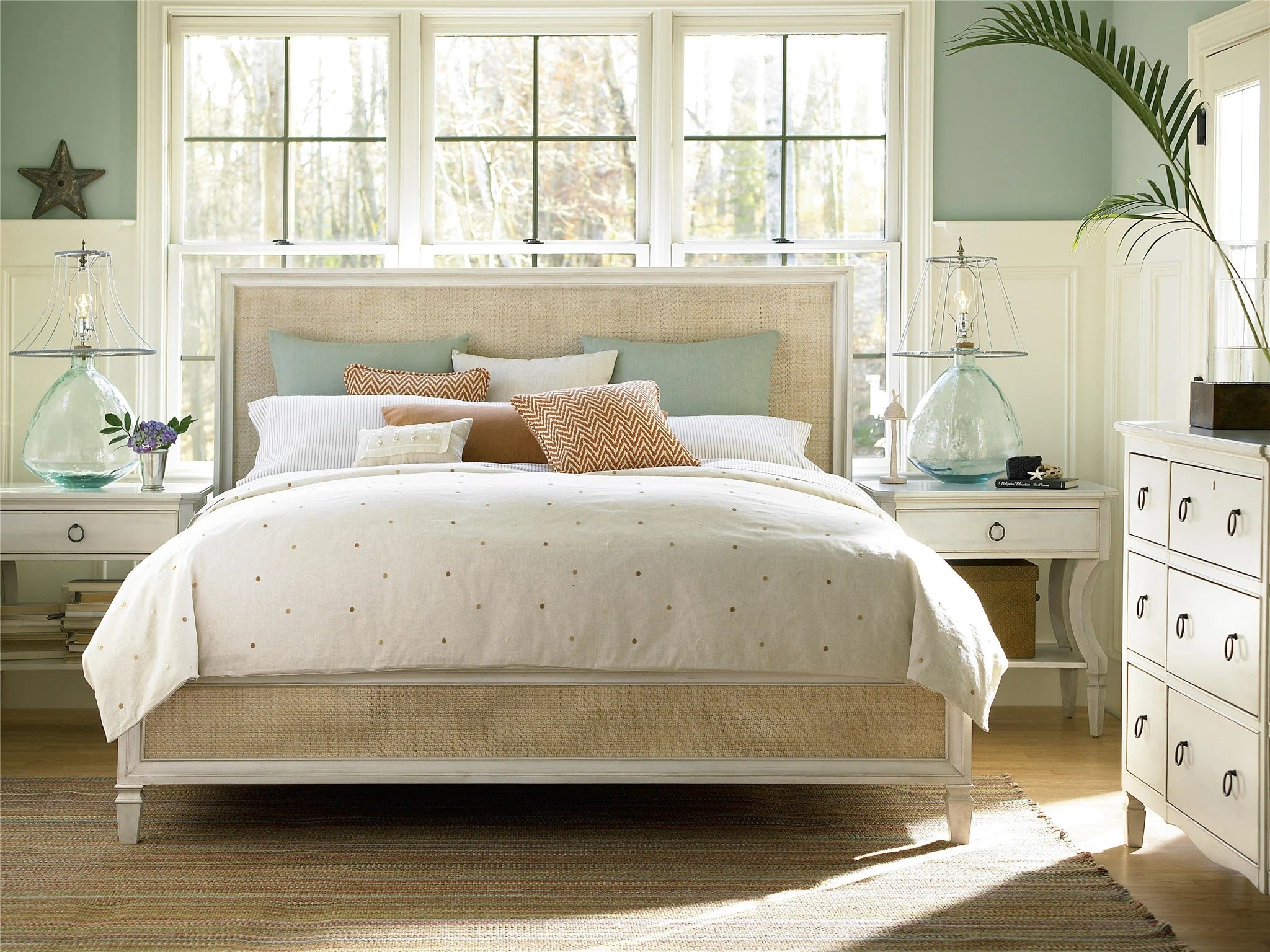 Woven Accent Queen Bed - Thumbnail 2