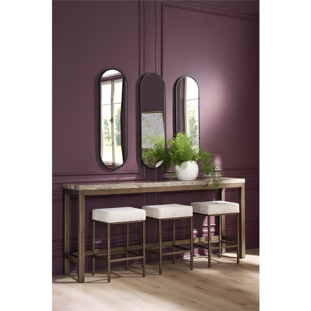 Brindle Console with Stools