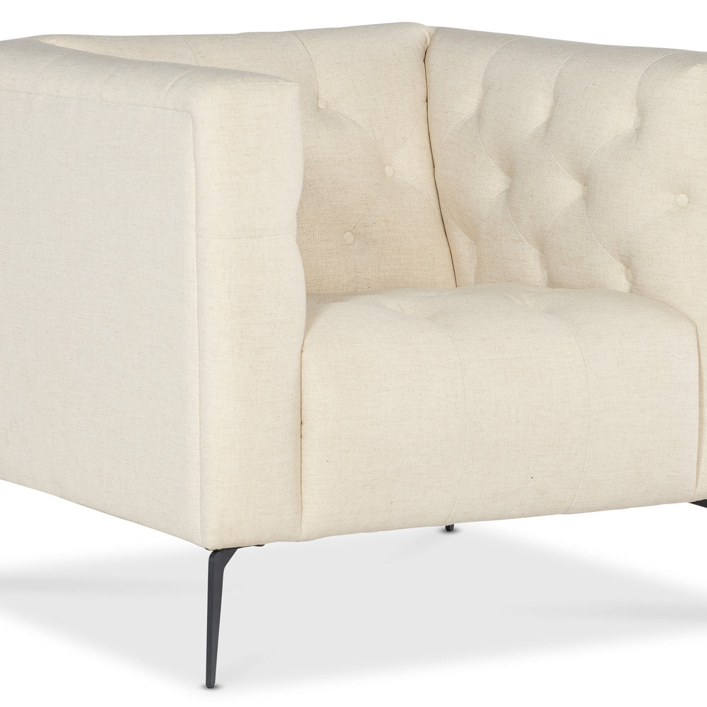 Nicolla Stationary Chair - Baldwin Natural