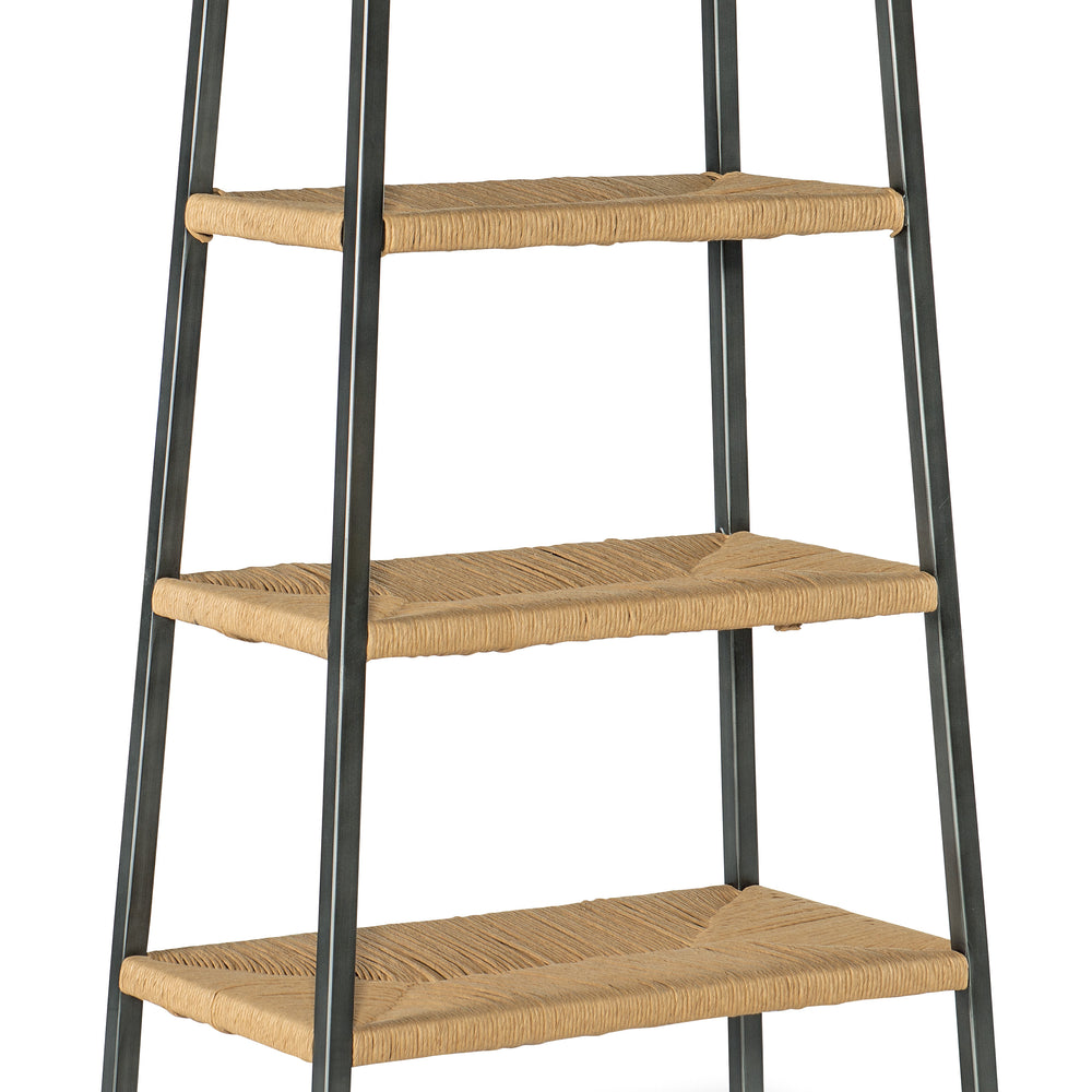 Commerce & Market Bookcase - Black Metal Legs