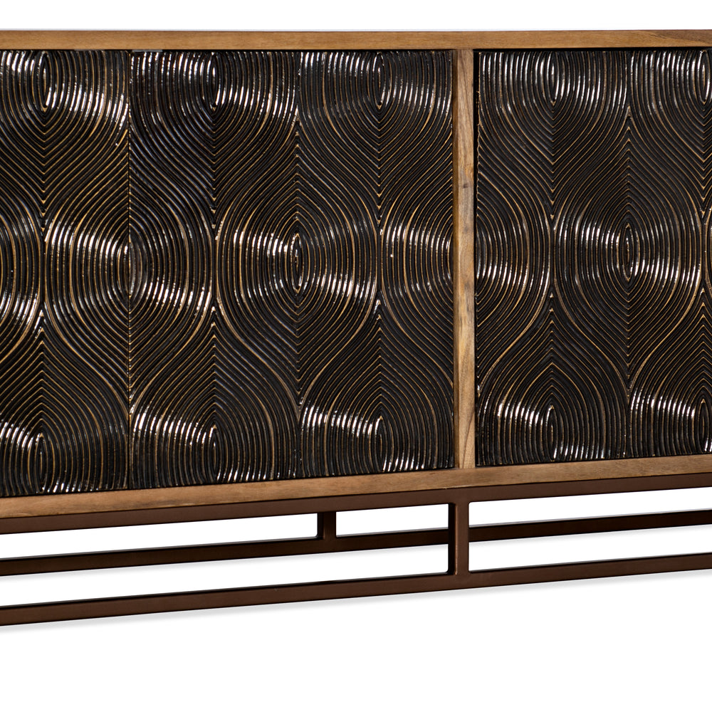 Swirl Door Entertainment Console