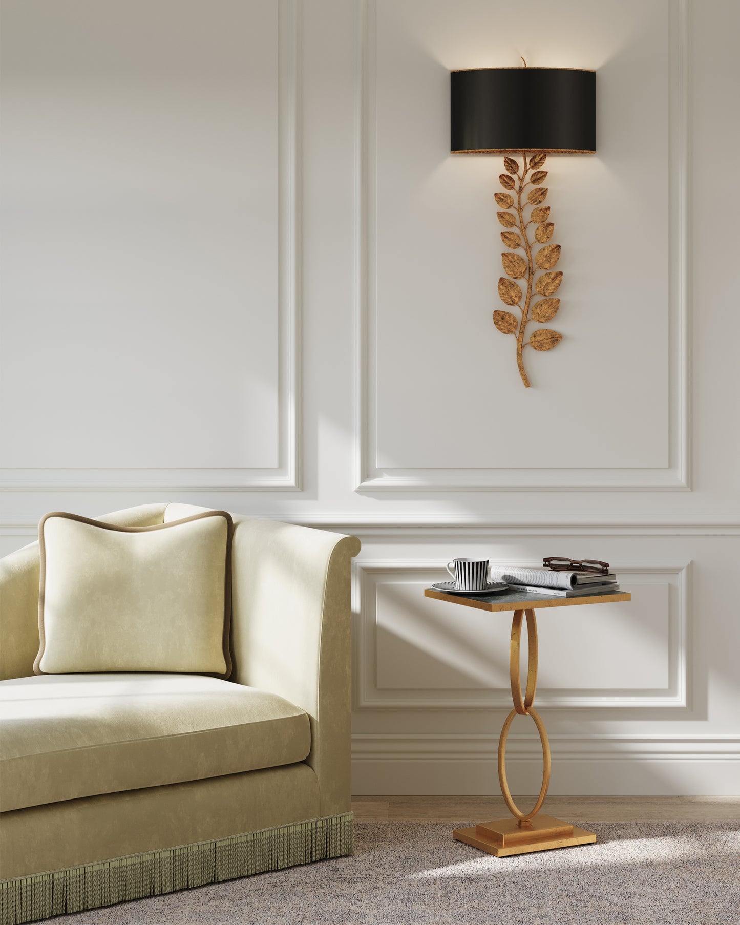 Birdwood Gold Wall Sconce