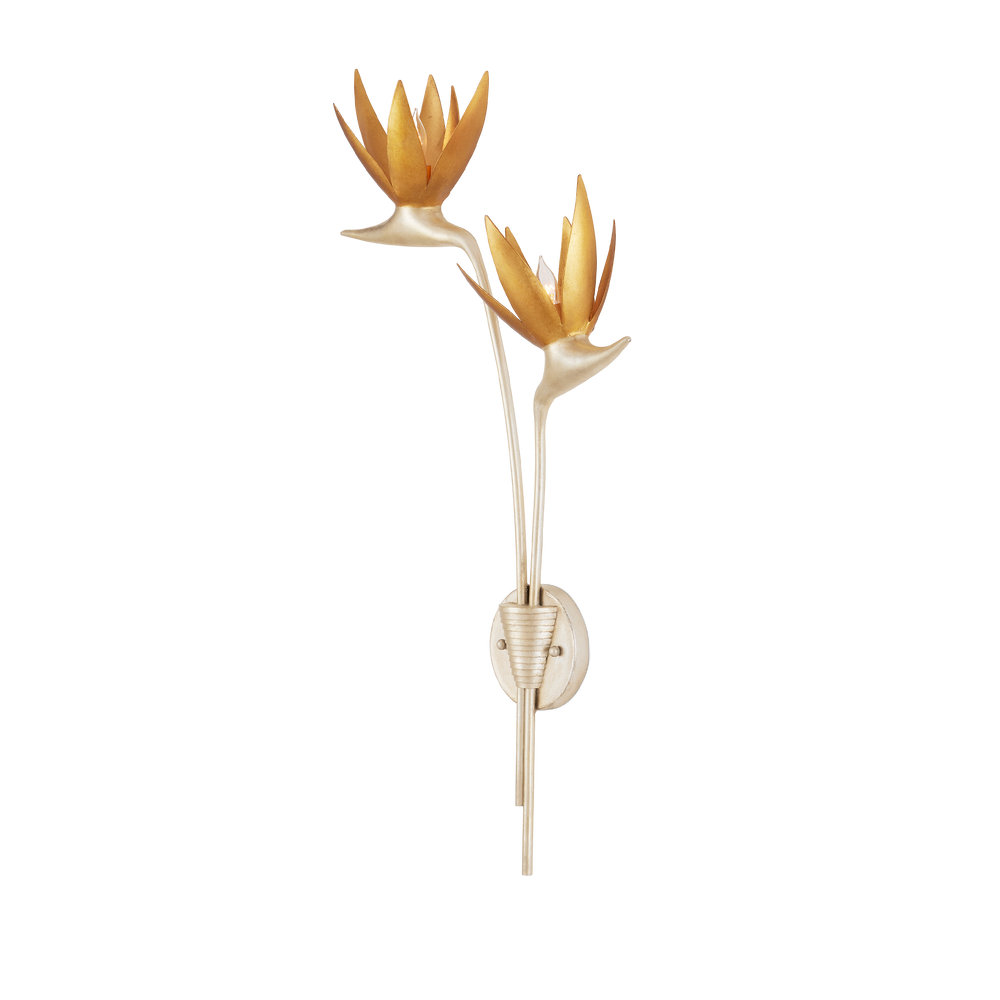 
                      
                        Paradiso Silver & Gold Wall Sconce, Left
                      
                    