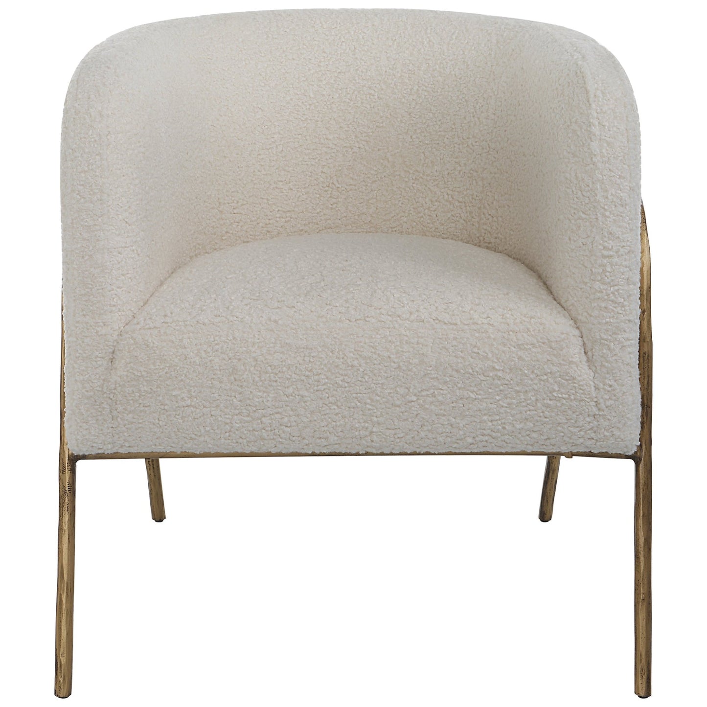 Jacobsen Off White Shearling Accent Chair - #shop_name Chairs