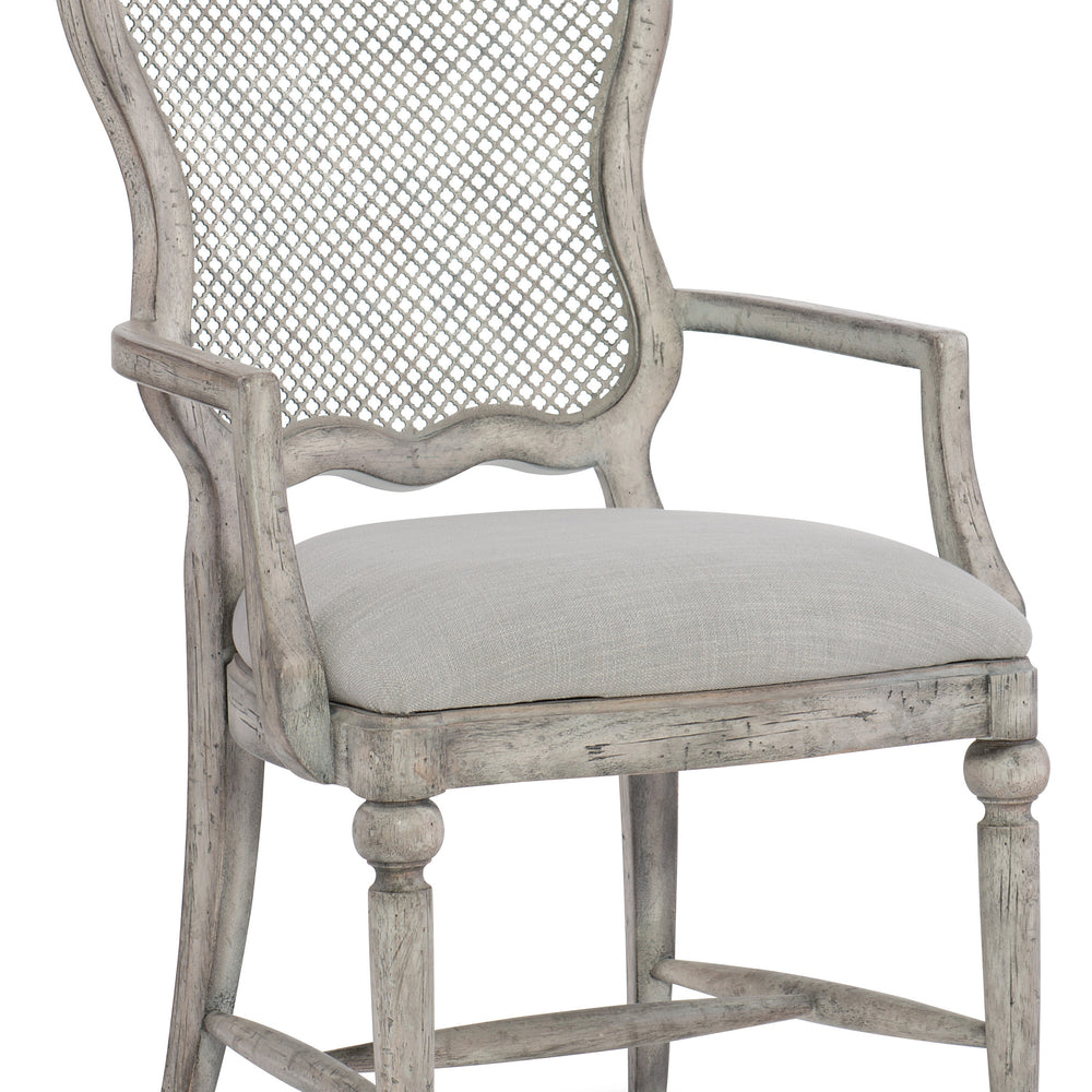 Boheme Gaston Metal Back Arm Chair