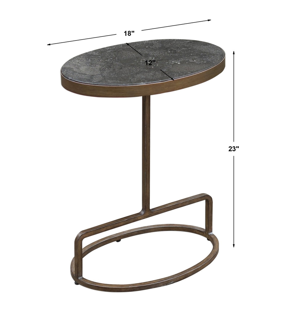 Jessenia Stone Accent Table - #shop_name End Tables & Accent Tables