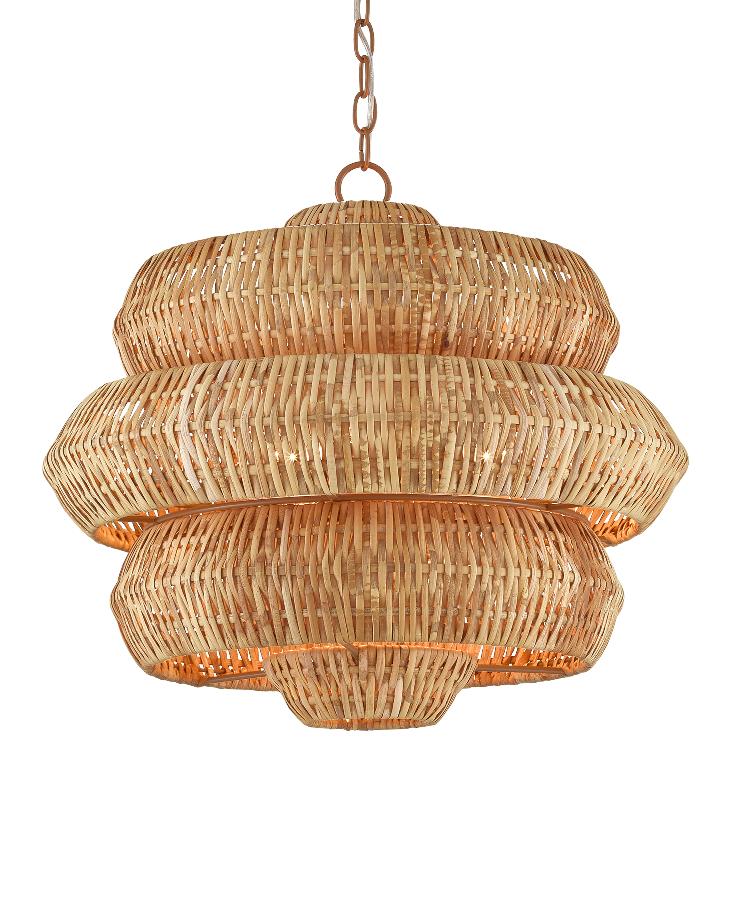 Antibes Small Natural Chandelier - Thumbnail 4