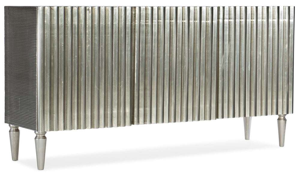 German Silver Entertainment Console.