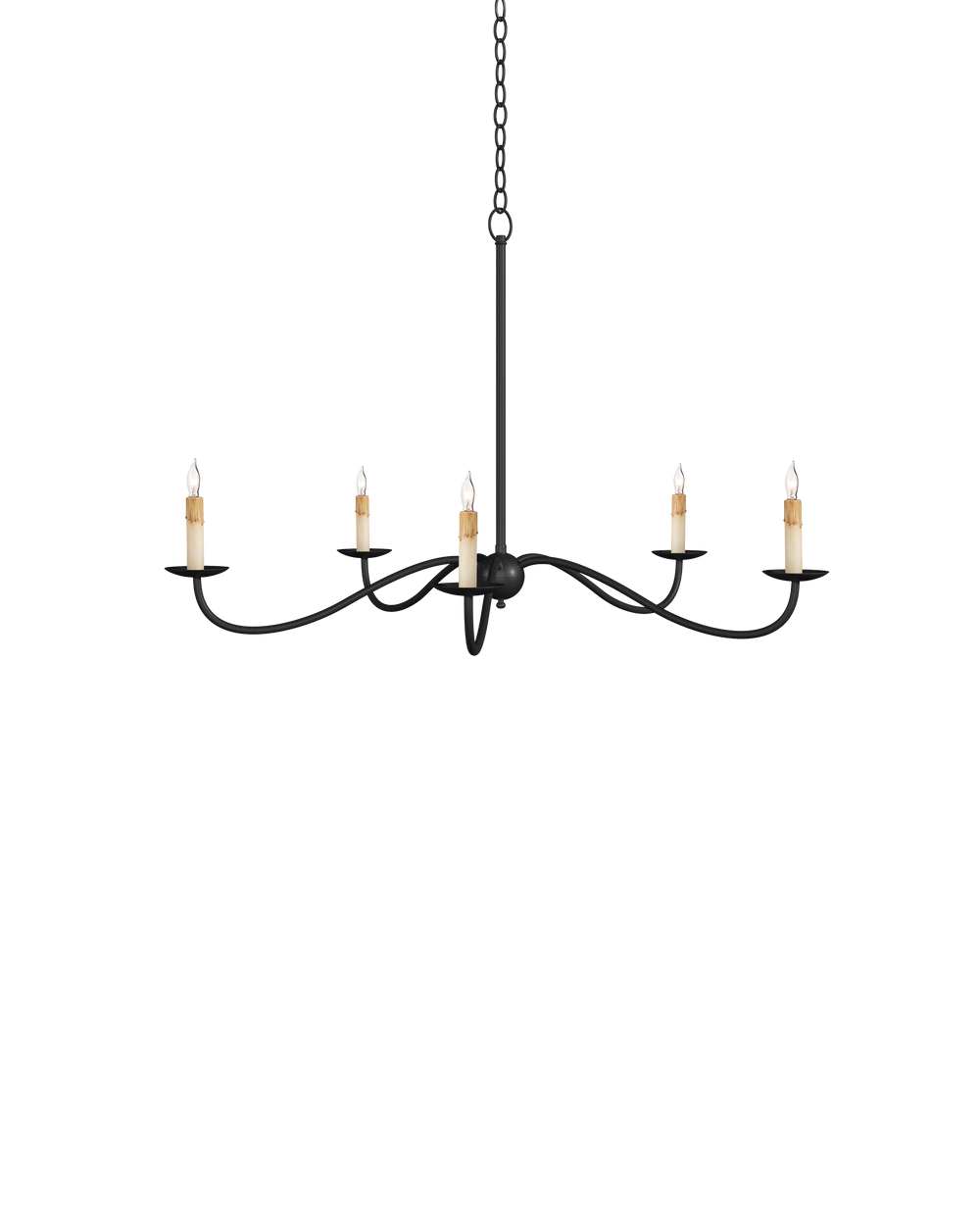 Saxon Small Black Chandelier