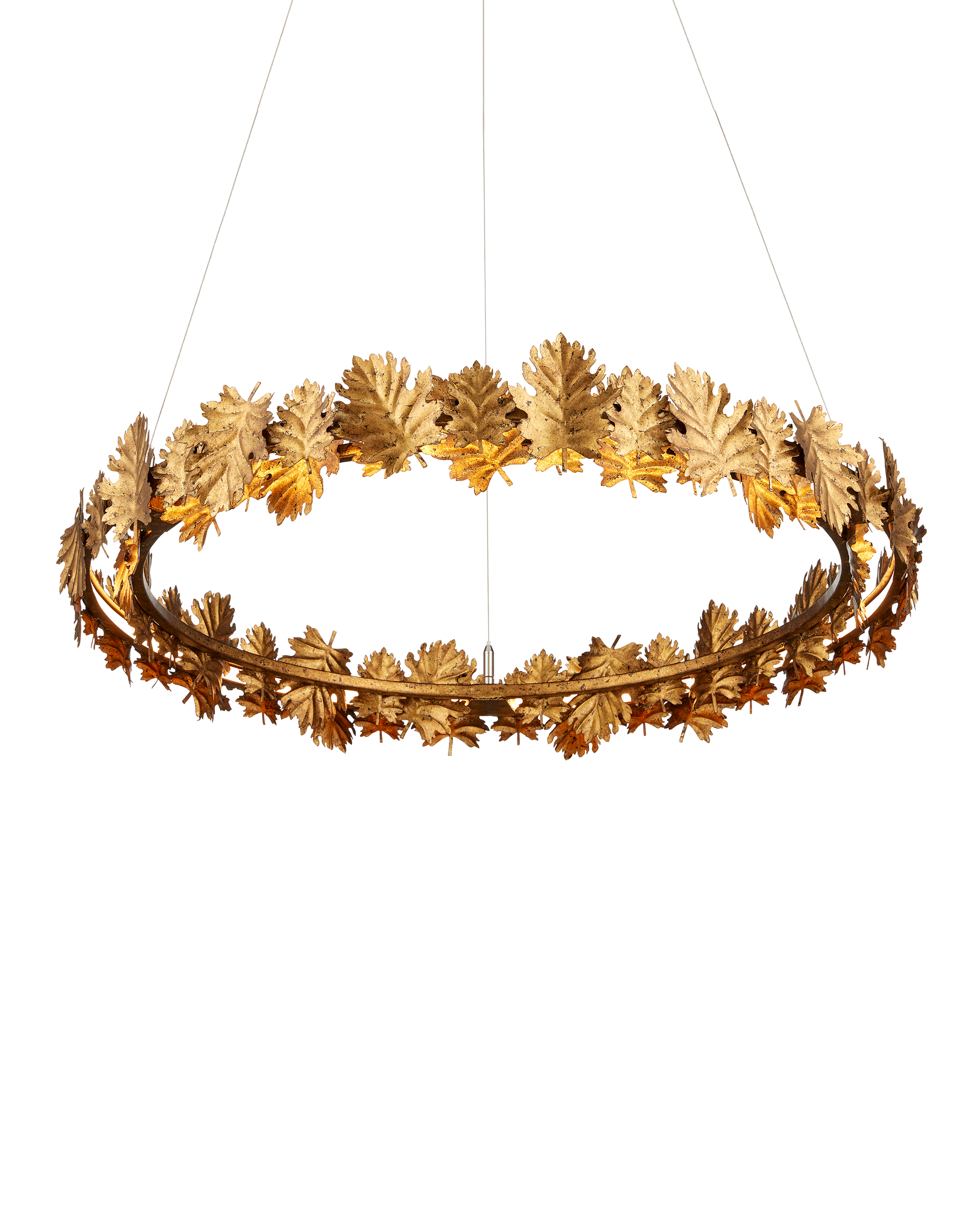 English Oak Chandelier - Thumbnail 3