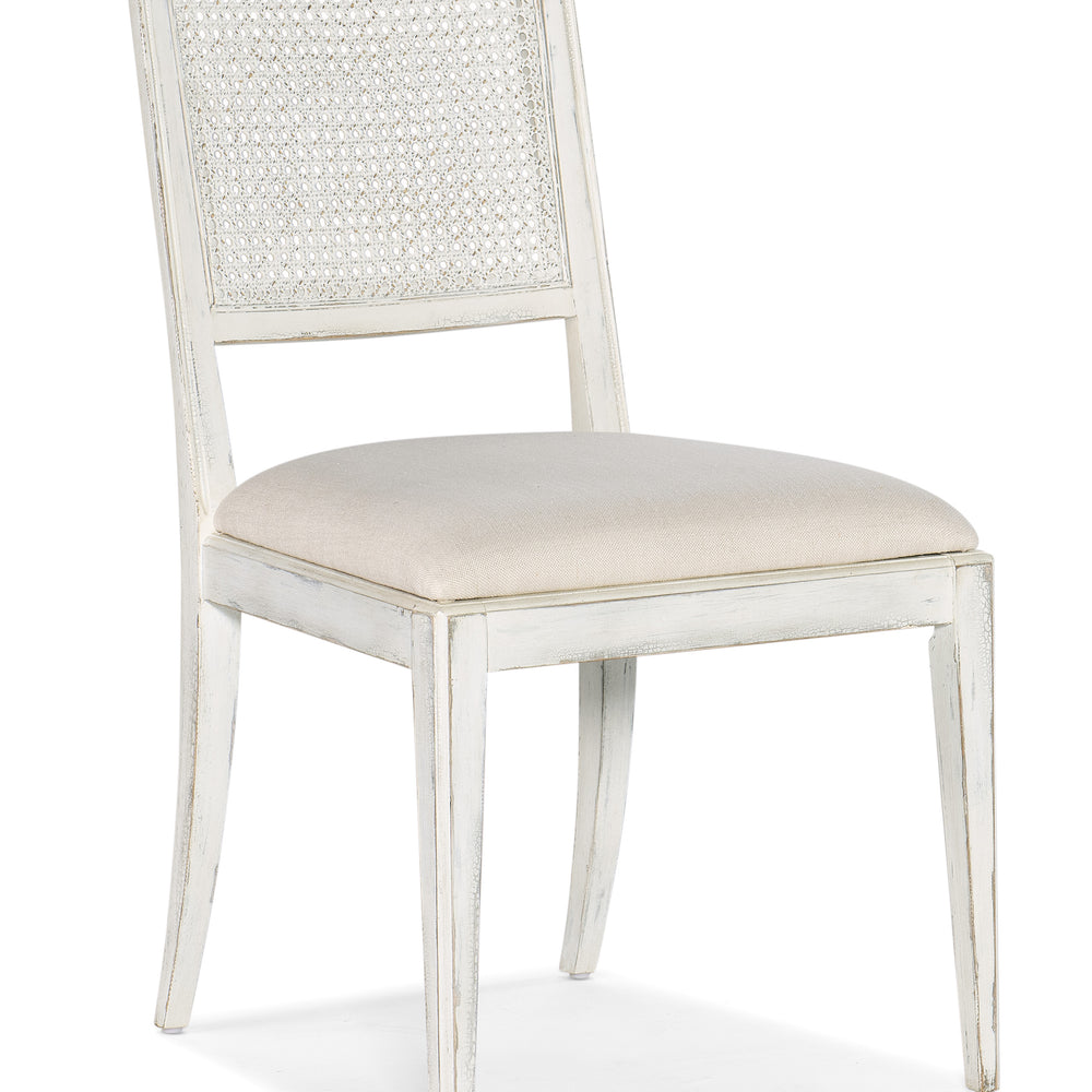 Charleston Upholstered Seat Side Chair - Magnolia White