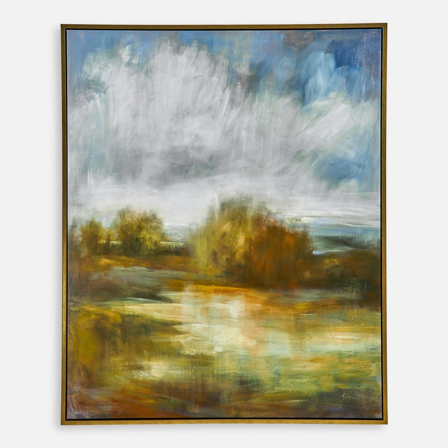 John's Field Framed Landscape Art - #shop_name Art