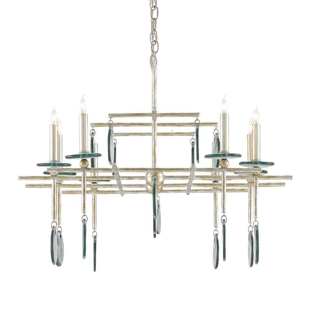 
                      
                        Sethos Silver Rectangular Chandelier
                      
                    