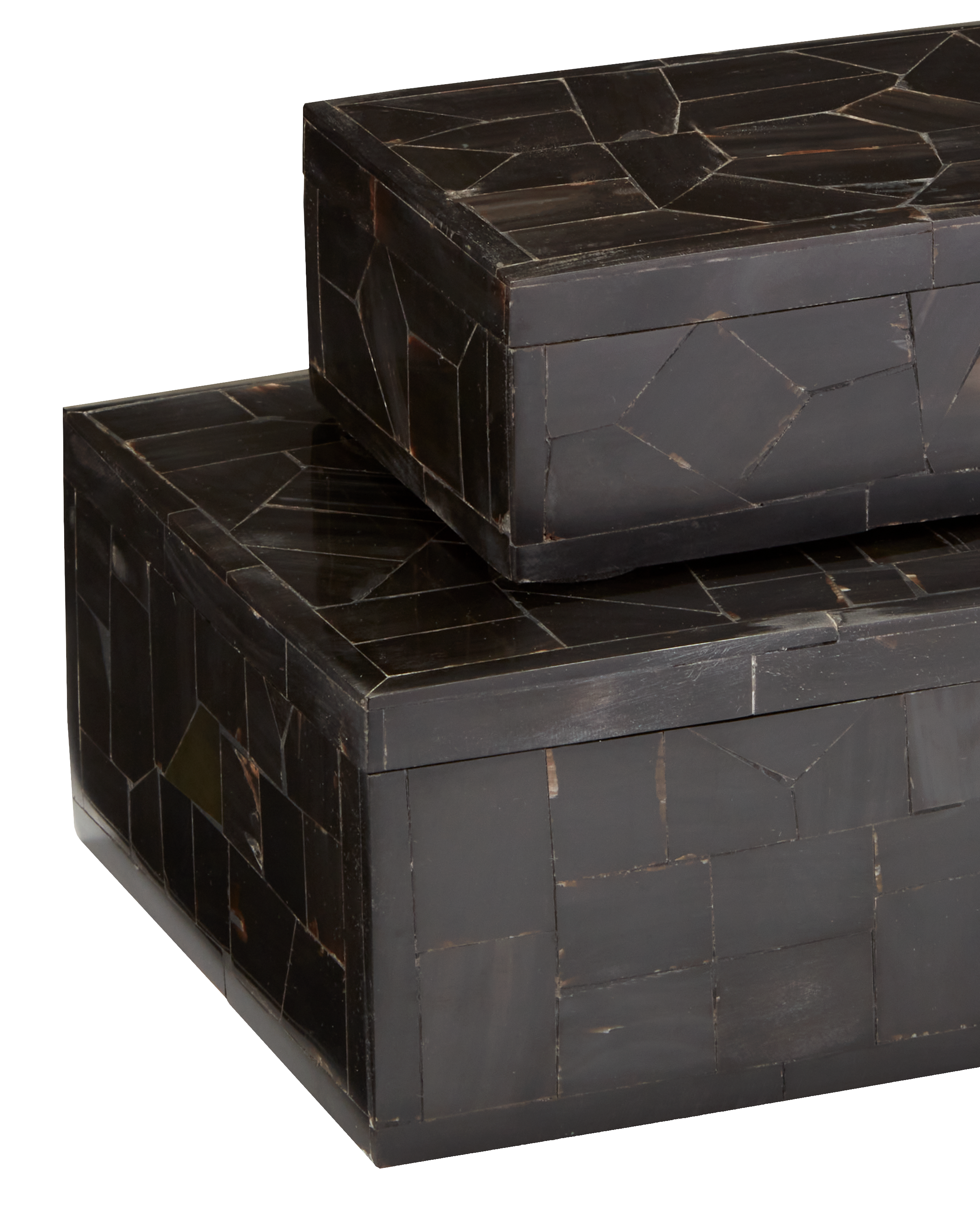 Currey & Company Bone Mosaic Box - Thumbnail 3