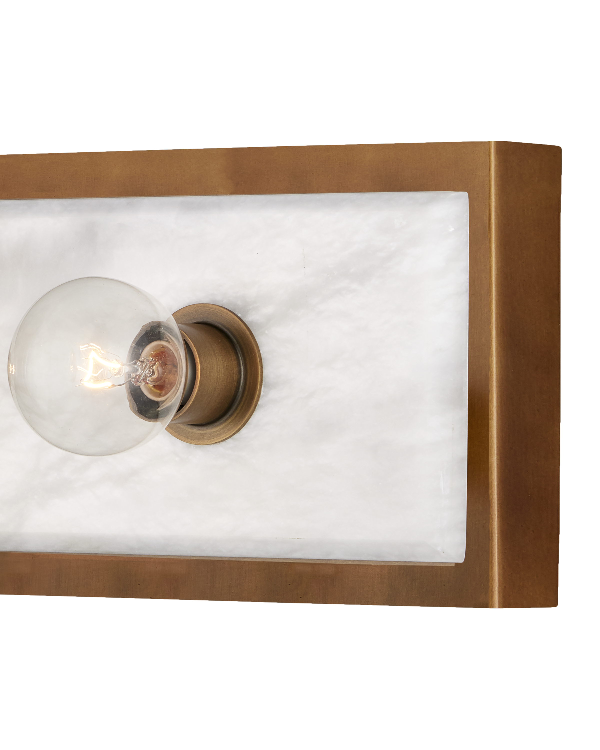 Berdine Medium Brass Wall Sconce - Thumbnail 5