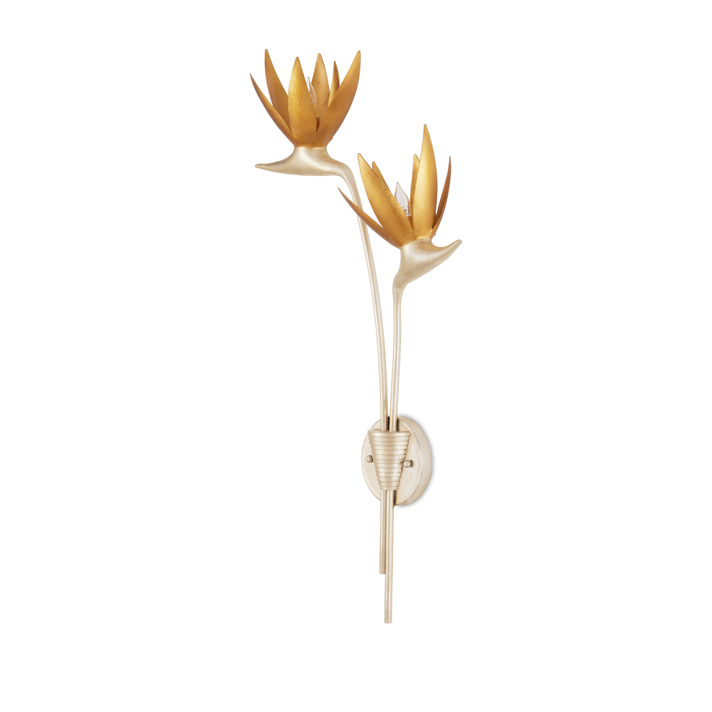
                      
                        Paradiso Silver & Gold Wall Sconce, Left
                      
                    