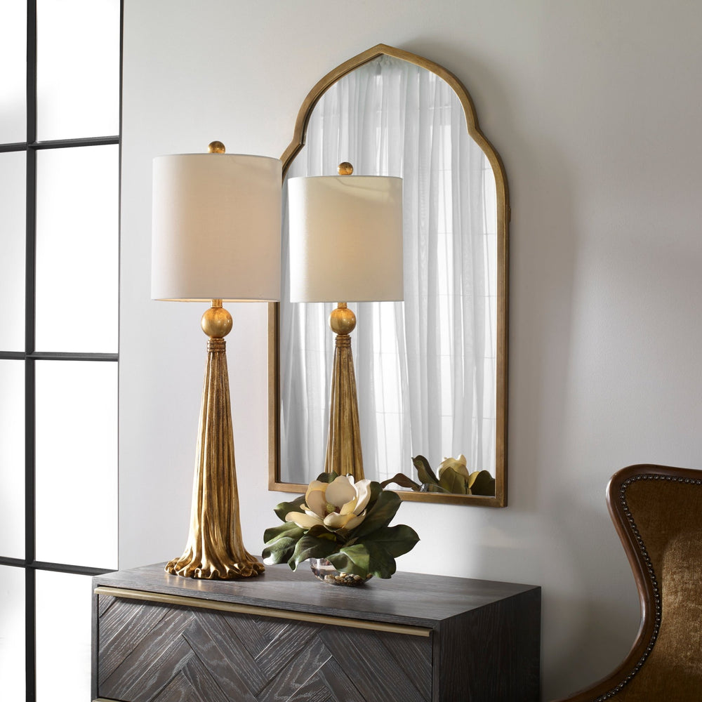 Kenitra Gold Arch Mirror - #shop_name Mirrors