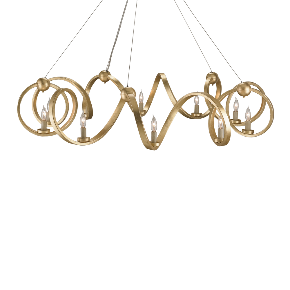 Ringmaster Gold Chandelier