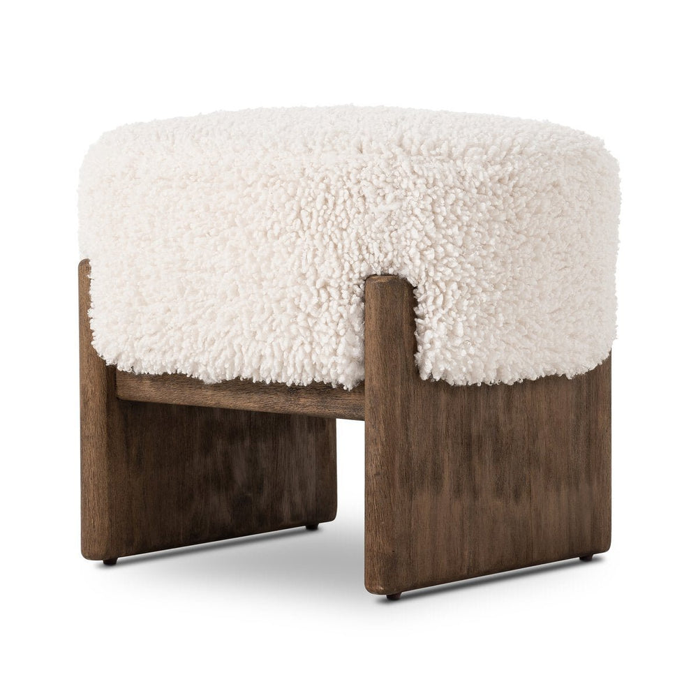 Kirby Accent Stool - Andes Natural - #shop_name Ottomans & Stools