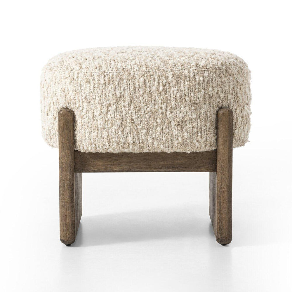 Kirby Accent Stool - Solema Cream - #shop_name Ottomans & Stools