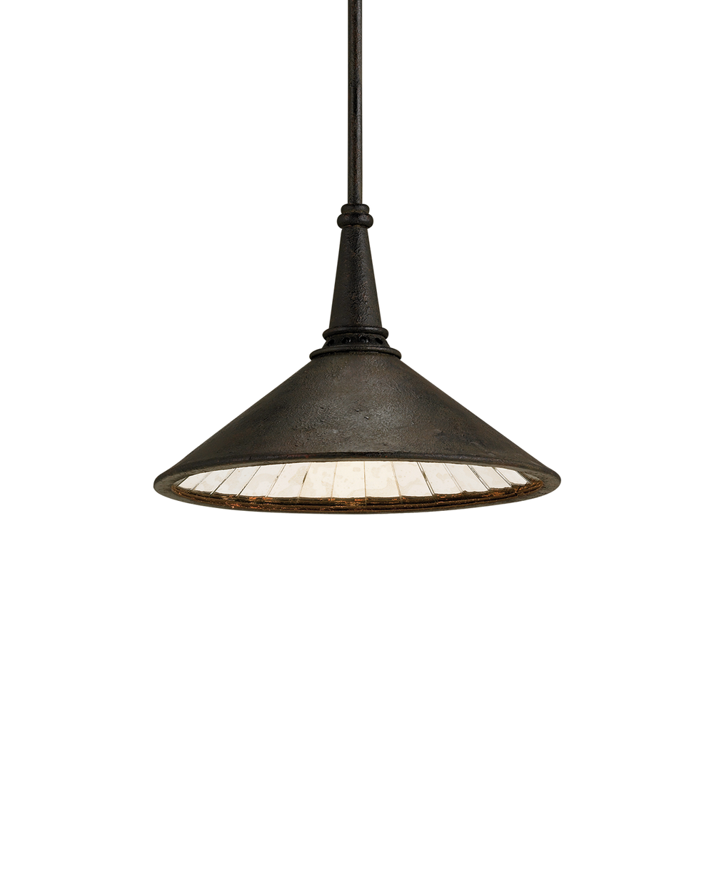 Manuscript Medium Black Pendant.