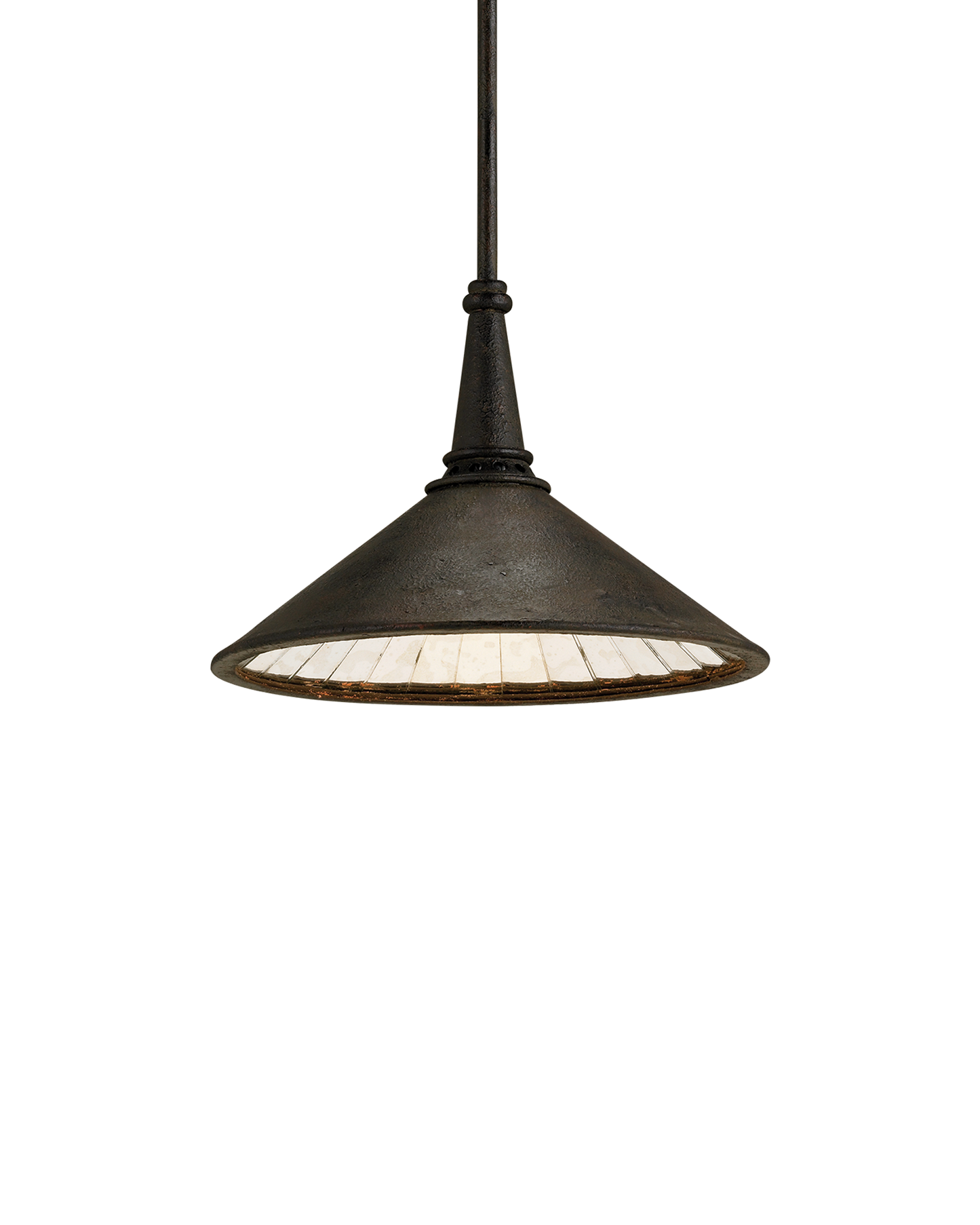 Manuscript Medium Black Pendant.