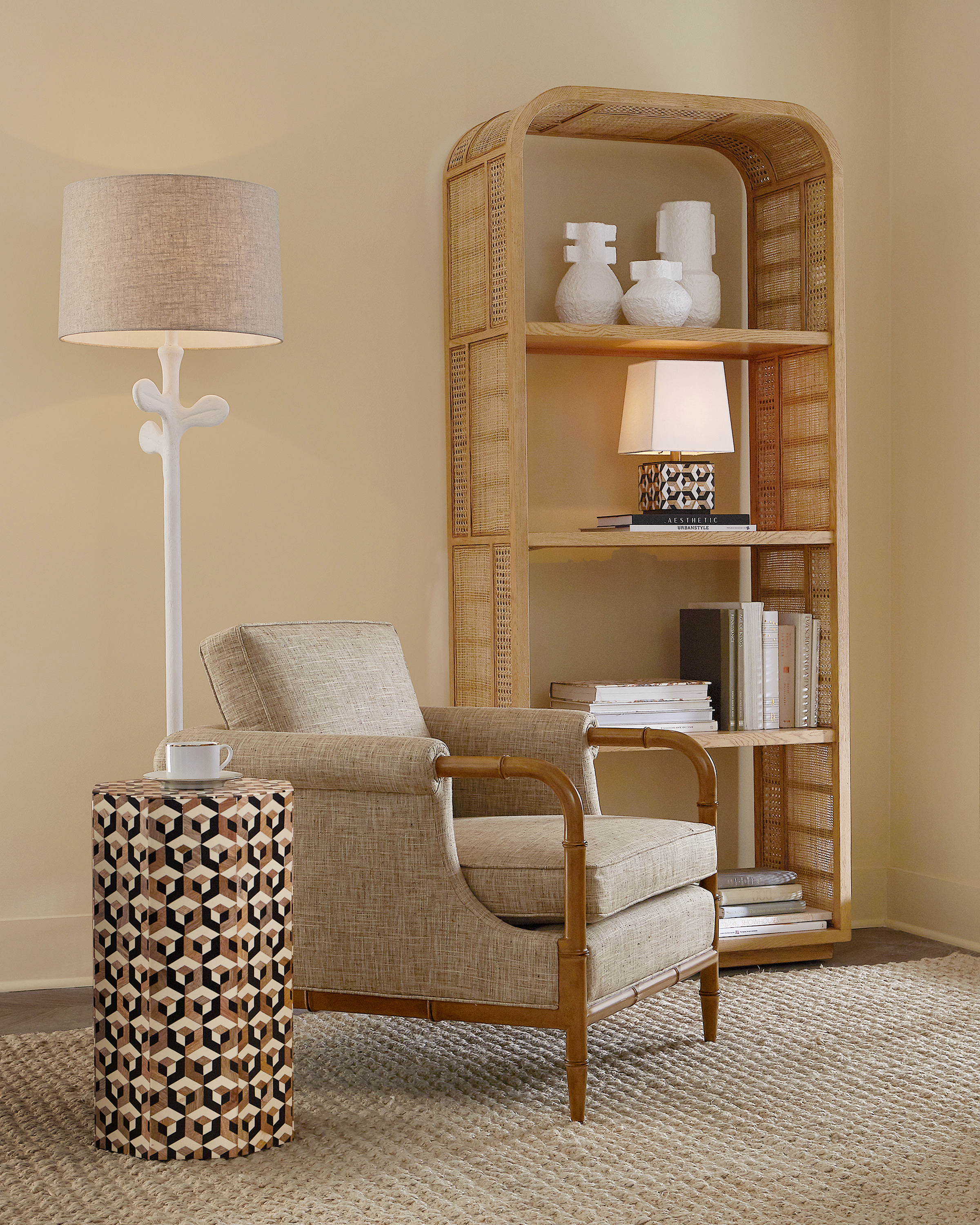 Currey & Company Geo Accent Table - Thumbnail 2
