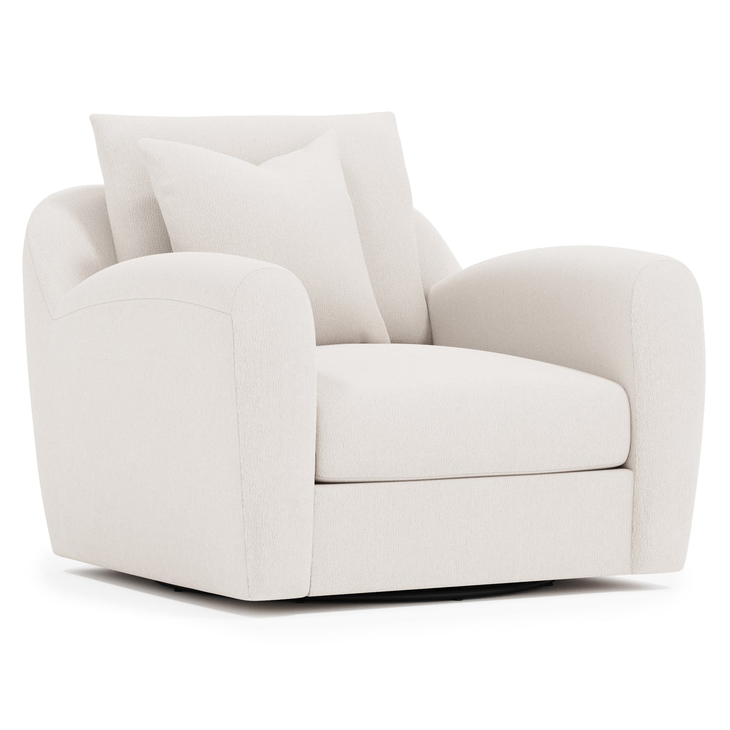 Asher Fabric Swivel Chair