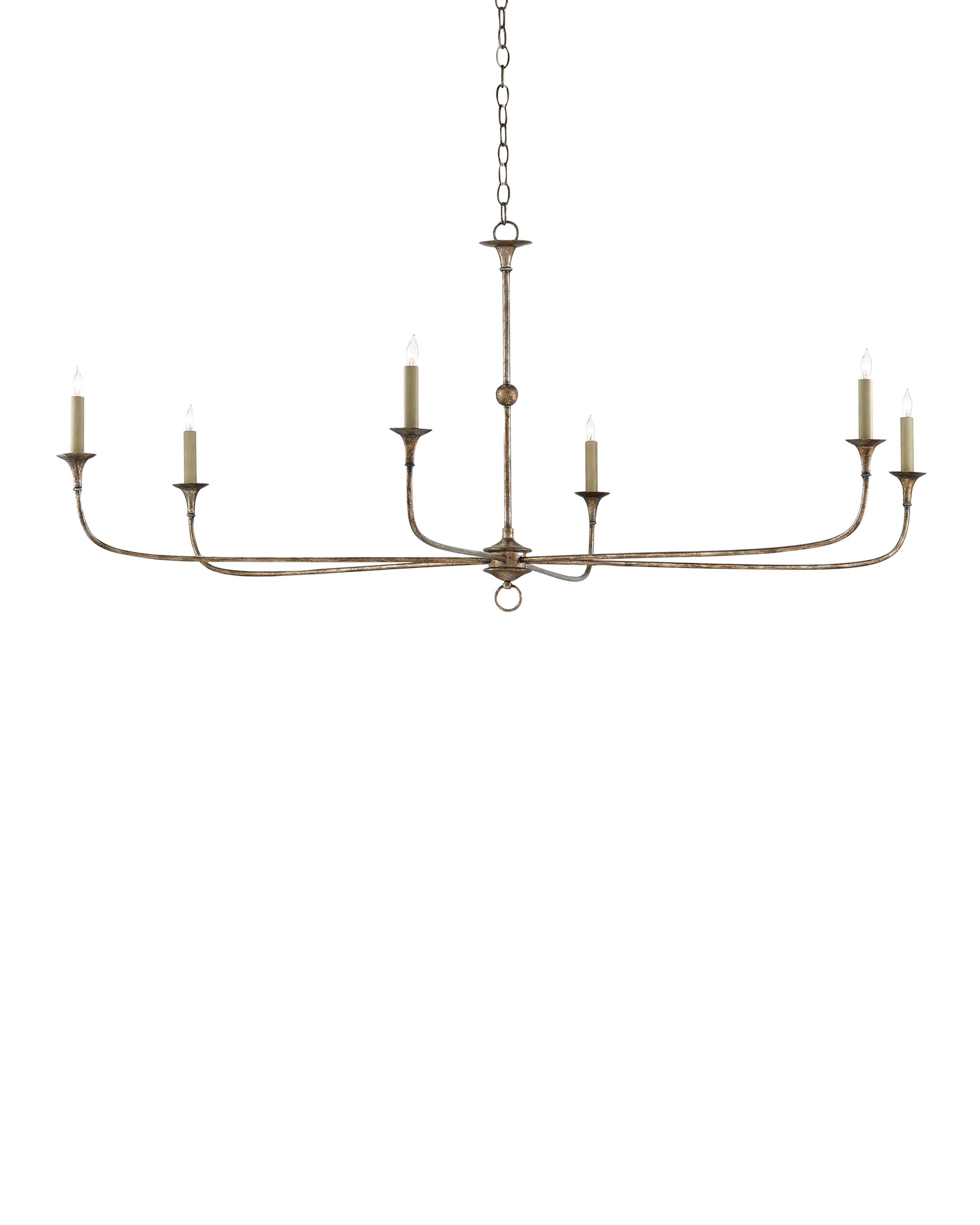 Nottaway Large Bronze Chandelier - Thumbnail 2