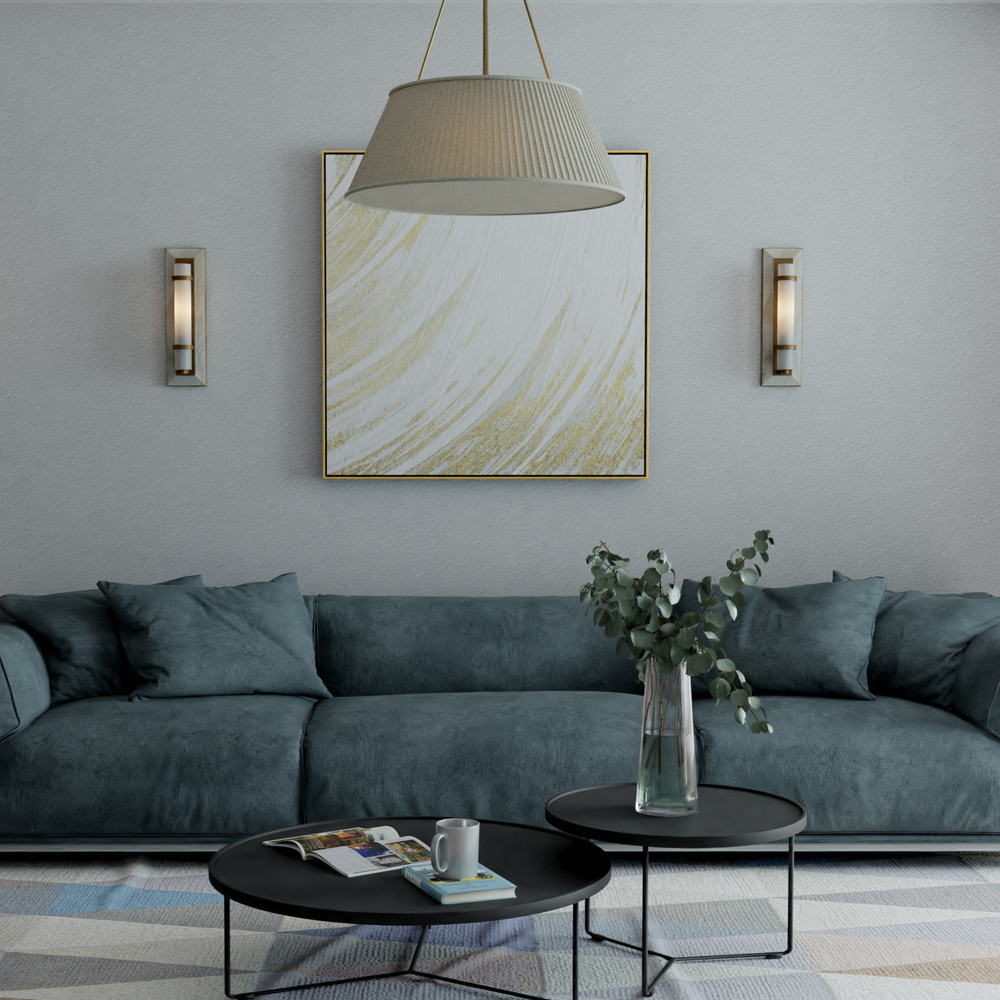 
                      
                        Bruneau Brass Wall Sconce
                      
                    