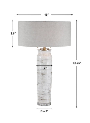 Lenta White Table Lamp - #shop_name Table Lamps