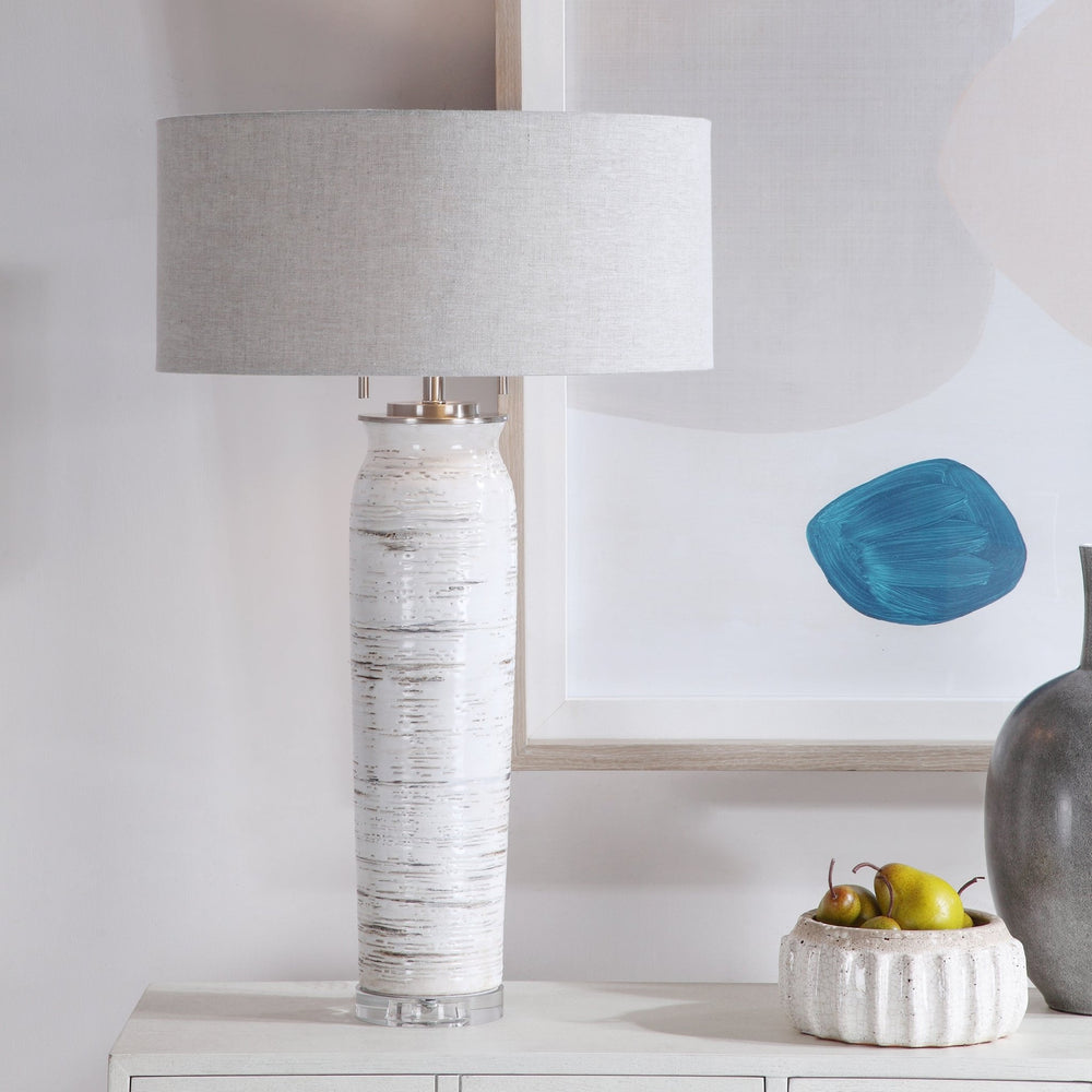 
                      
                        Lenta White Table Lamp - #shop_name Table Lamps
                      
                    