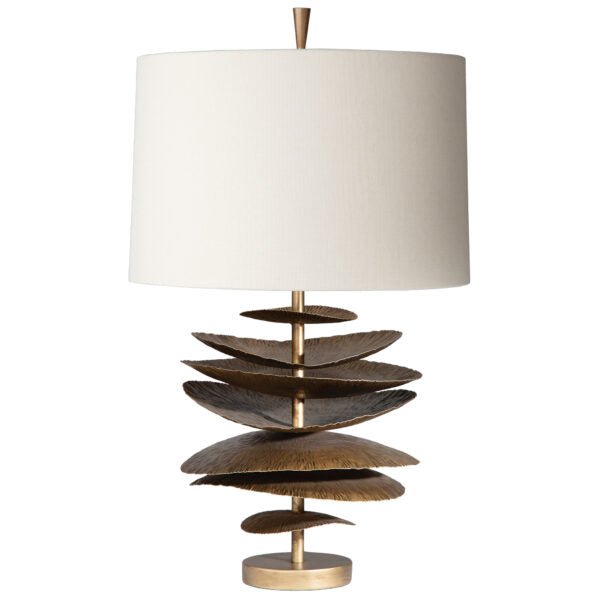 Lily Gilded Table Lamp 28.5" H - #shop_name Lighting