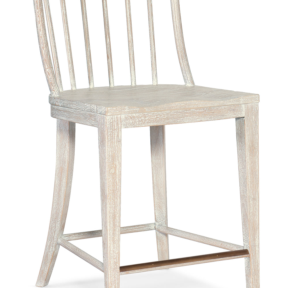 Serenity Bermuda Counter Chair - Light Wood
