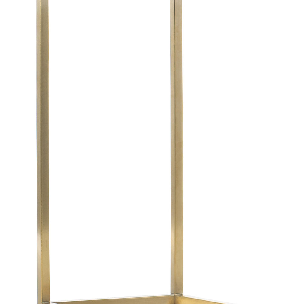Melange Holmes C-Shaped Accent Table