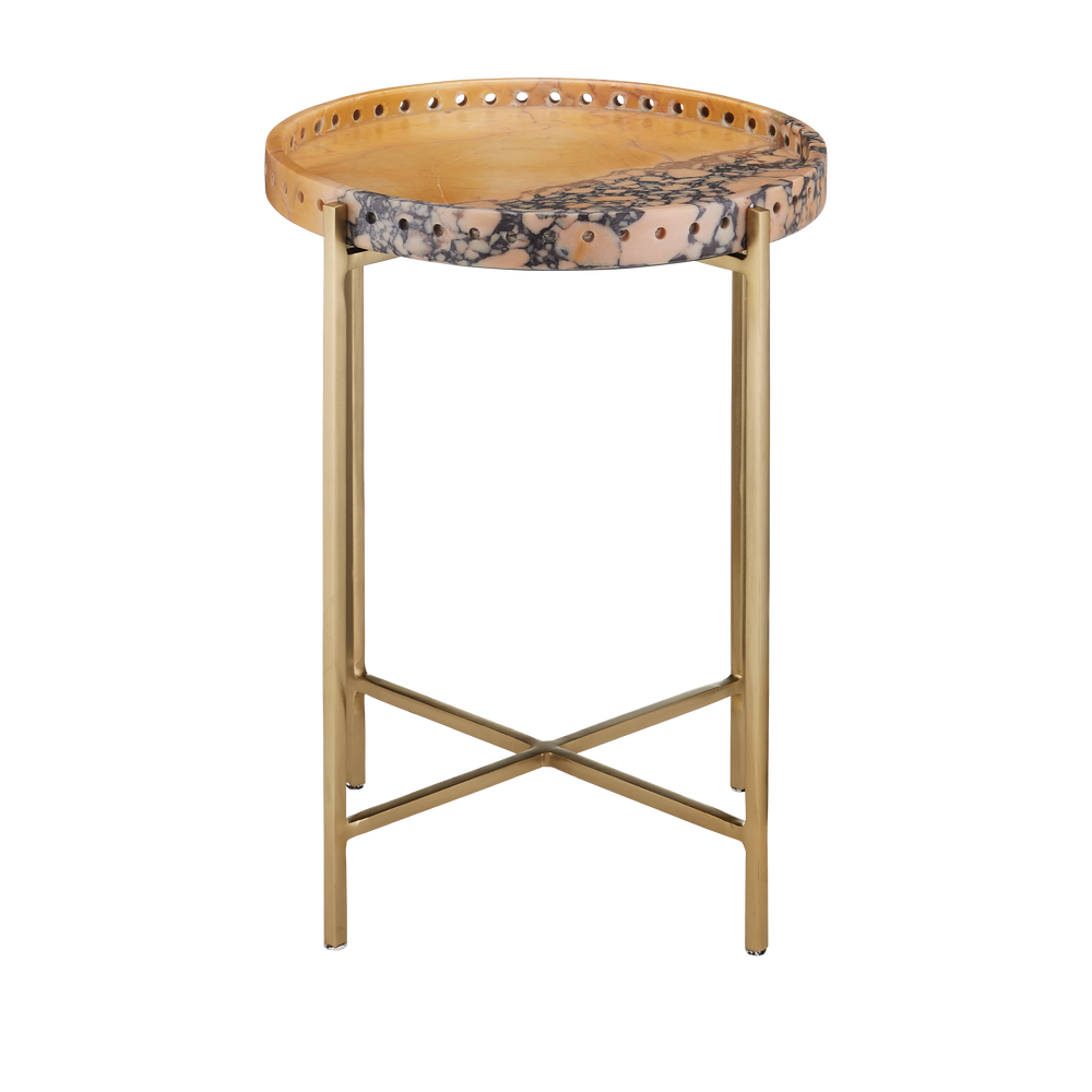 
                      
                        Freya Purple Breccia Accent Table
                      
                    
