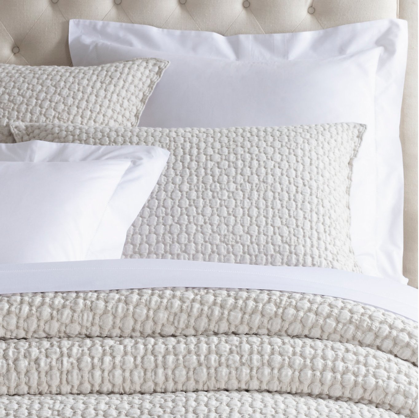 Lodi Sand Matelassé Sham - #shop_name Bedding