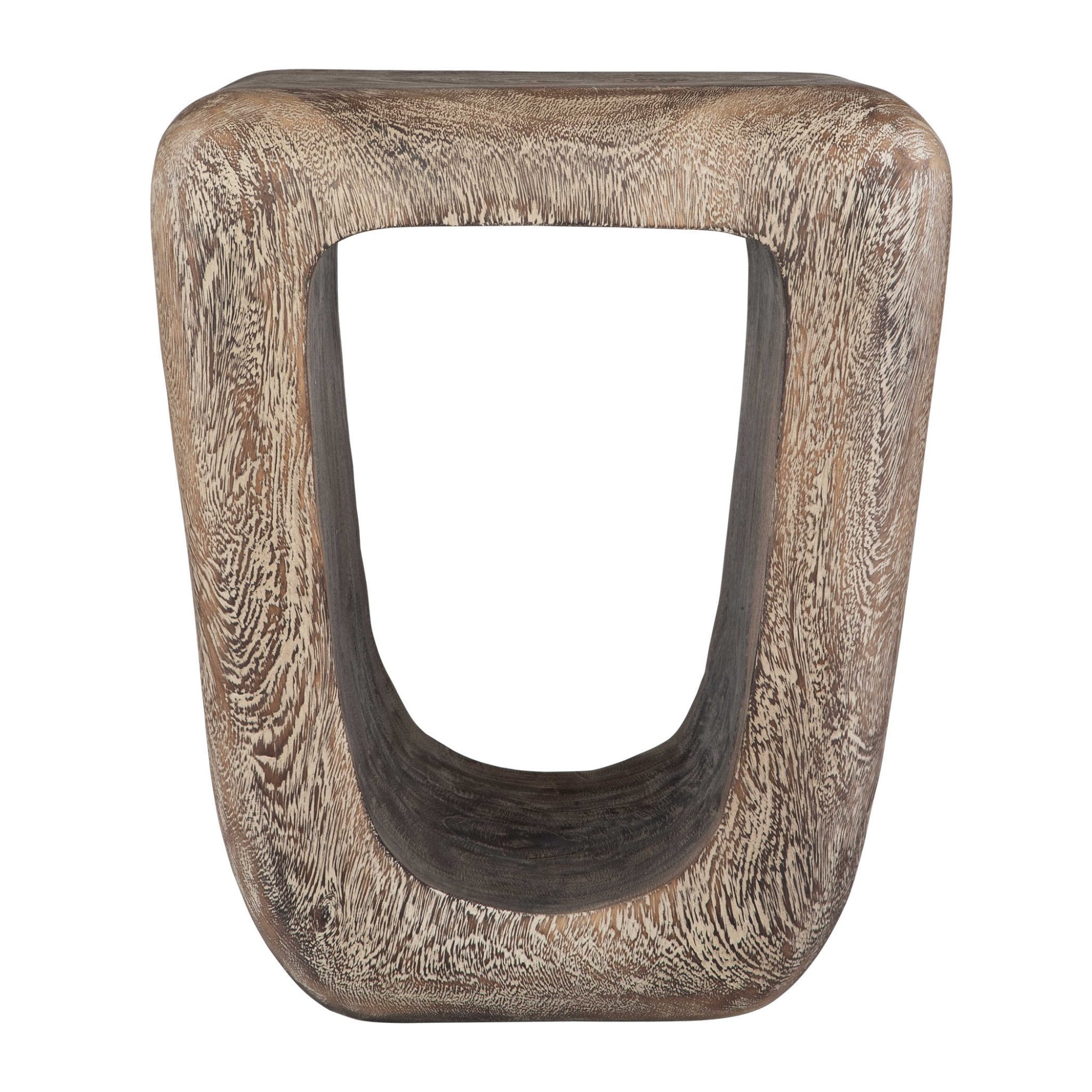 Uttermost Loophole Accent Stool