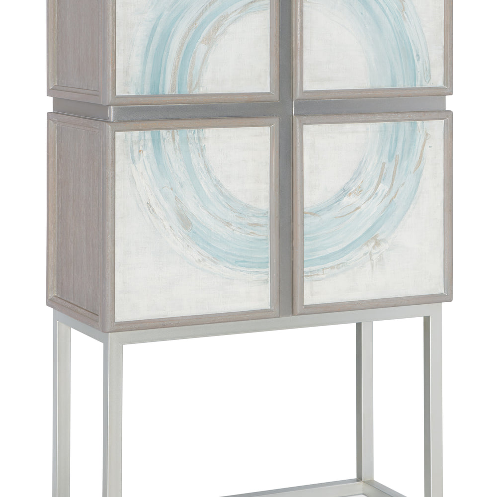 Melange Kandin Bar Cabinet