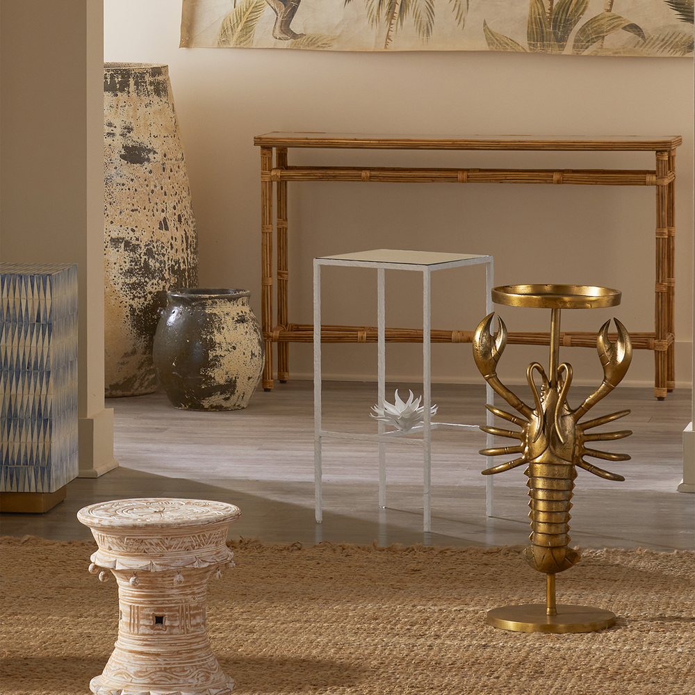 
                      
                        Georgetown Brass Drinks Table.
                      
                    