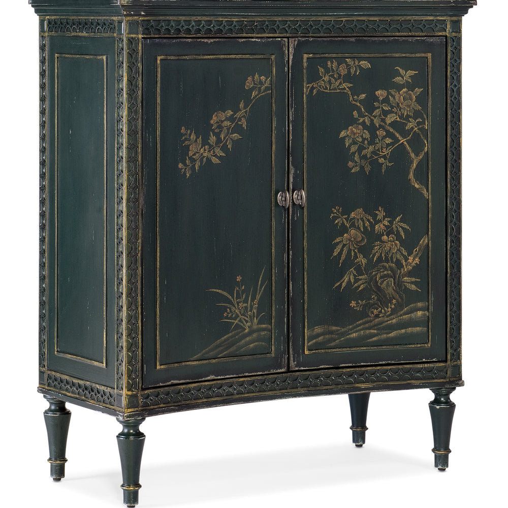 Charleston Two-Door Accent Chest - Charleston Green