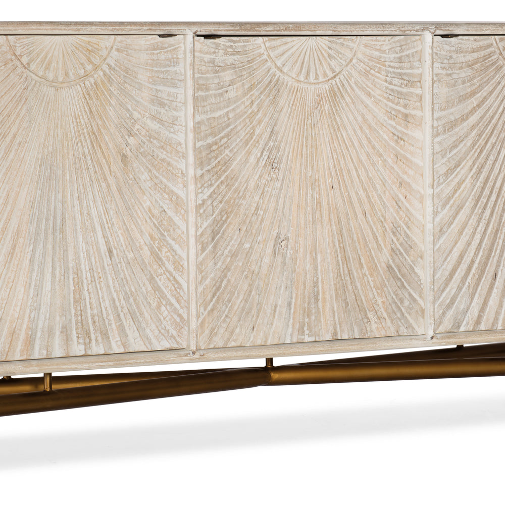 Entertainment Console - Rustic Light Wood