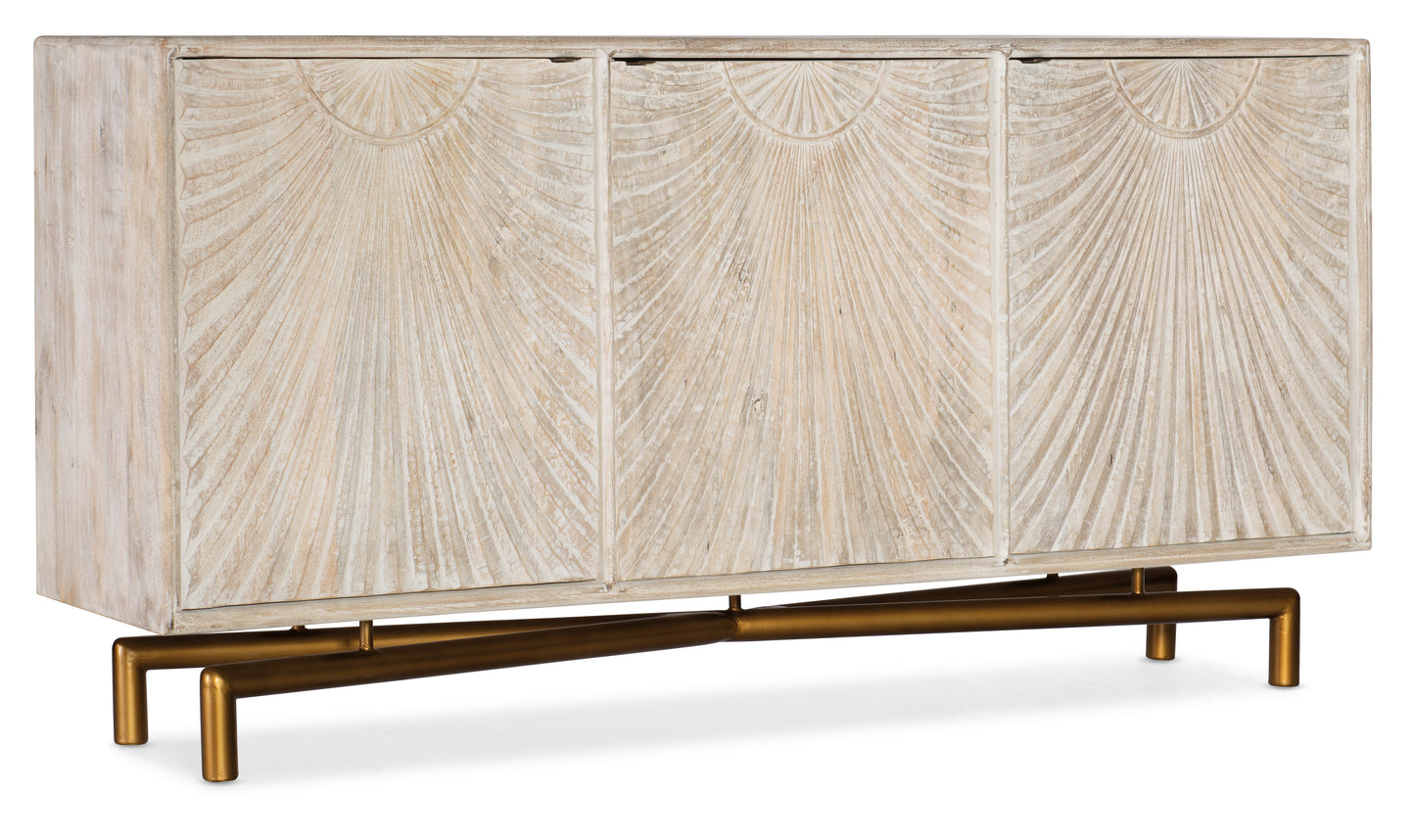 Entertainment Console - Rustic Light Wood