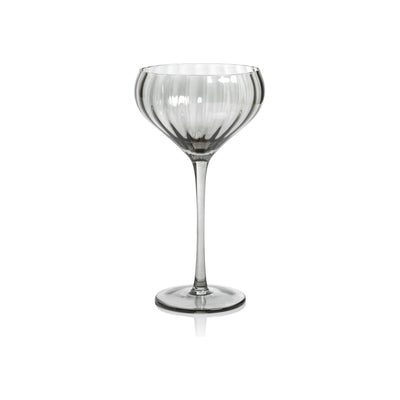 Madeleine Optic Cocktail Smoke Glass - Set of 4