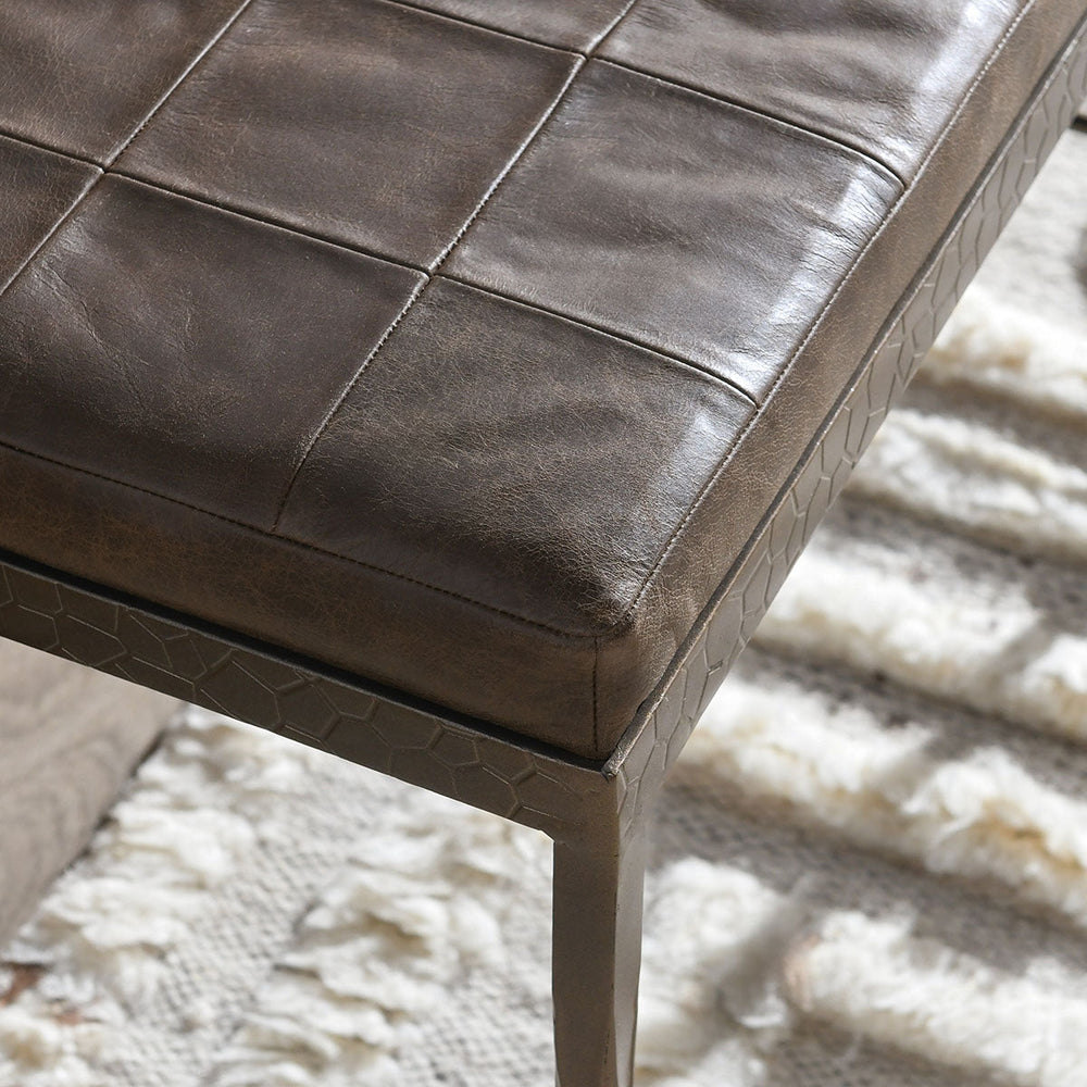 
                      
                        Malo Leather 28" Bench - Cocoa Brown - #shop_name Benches
                      
                    