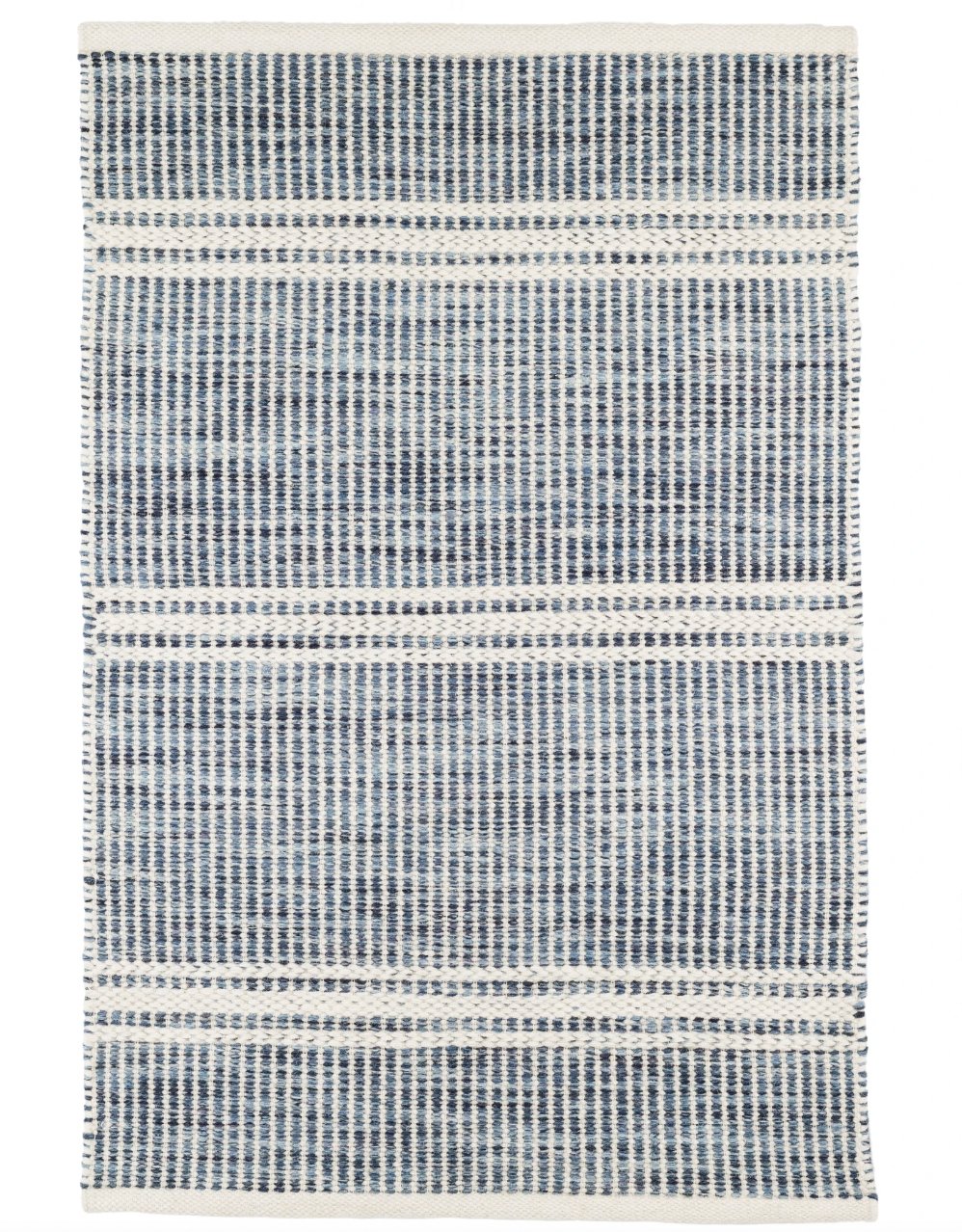 Malta Blue Handwoven Wool Rug - #shop_name Rug