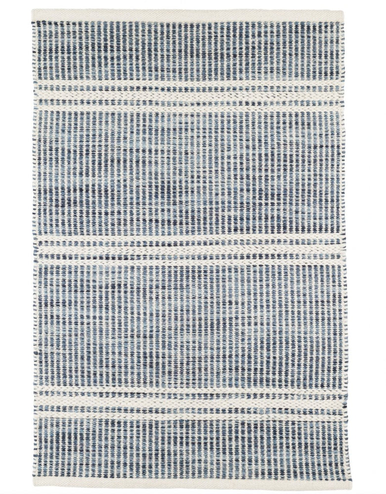 
                      
                        Malta Blue Handwoven Wool Rug - #shop_name Rug
                      
                    